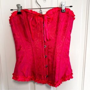 Elegant Pink Corset Top